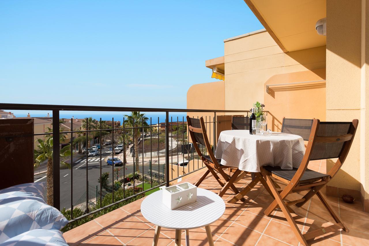 Adeje With Pool, Sea View And Free Wifi Apartment Costa Adeje  Bagian luar foto